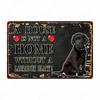 A House Is Not A Home Without A Dog Plaque, Vintage Metal Tin Signs, Bar, Cafe, Home Decor, Springer Spaniel, Wall Art Poster