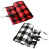 Electric Car Blanket Heated 12V Fleece Travel Throw with Temperature Adjusting for Car RV Winter