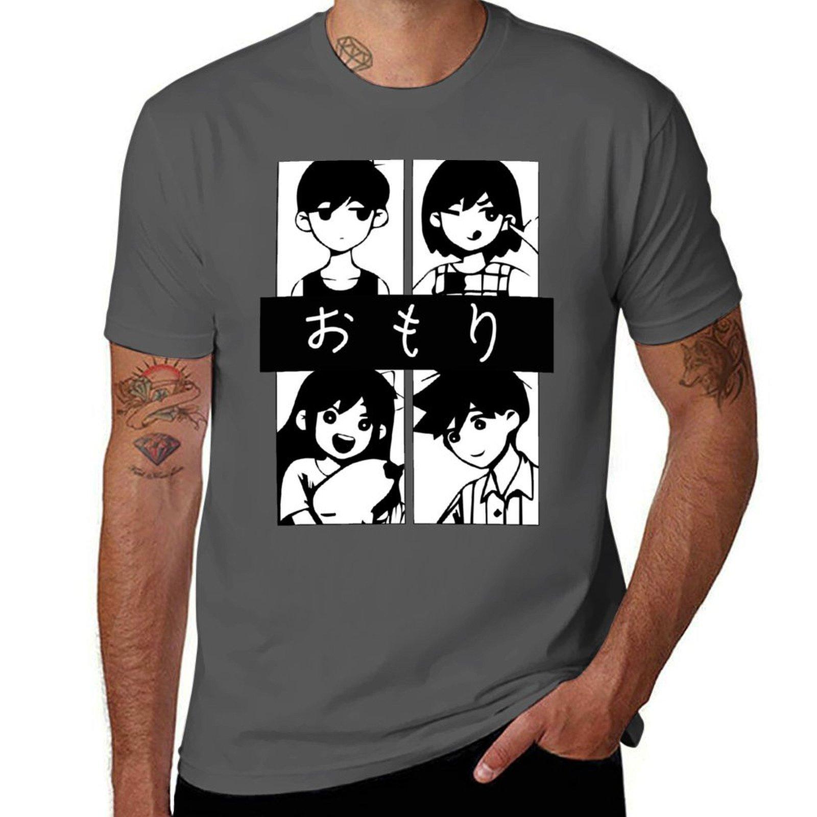 

Omori (Omori, Kel, Aubrey und Hero) T-Shirt g man t shirts for men t shirt custom print T-Shirt 4XL