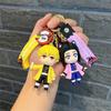 Trendy Demon Slayer Keychains: Cool Nezuko, Kyoujurou, Tanjiro Bag Pendant for Men & Women