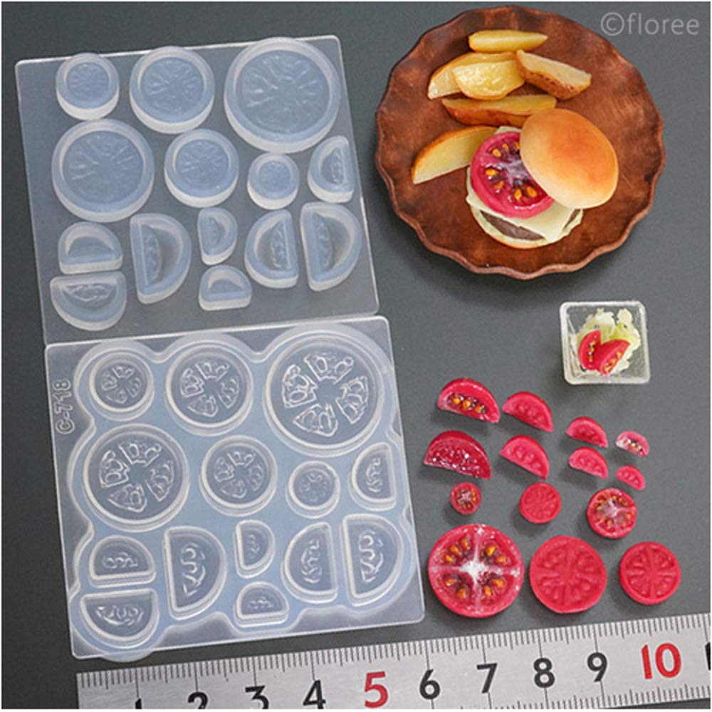 Kamejima Shoten Soft Mold Tomato 3D Silicone Hobby Tool C-718