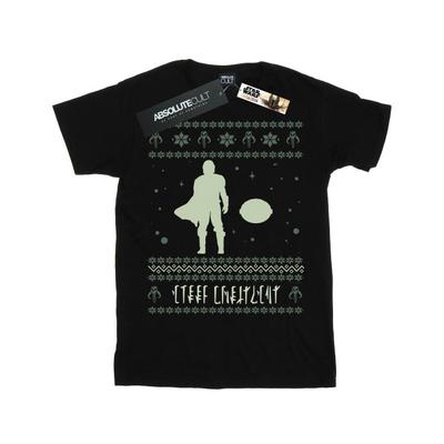 Star Wars The Mandalorian Boys Cotton Christmas T-Shirt
