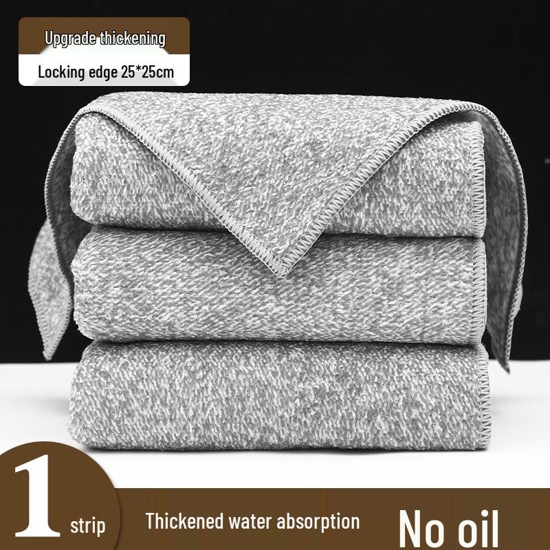 Lint-Free Absorbent Dishcloth – Non-Stick, Oil-Resistant, Easy-Clean with Hanging Loop for Kitchens