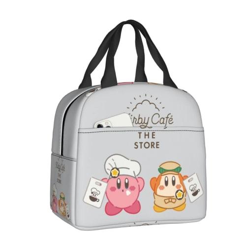 

Ka-bi Insulated Lunch Bag with Clasp, Black, Bento Box, Insulated, Cooler Bag with Zipper, Compact, Soft Cooler Bag, Tote/Eco Bag