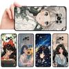 Cartoon Pretty Girl Funda Phone Cover Case for Xiaomi Poco F8 C71 M3 M4 M7 Pro X3 X4 X5 X7 Pro C50 C61 C75 M5 F3 F1