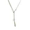 Cupronickel Plated Silver Water Drop Necklace for Women - Luxury Design, High-End Feel 2026 Choker