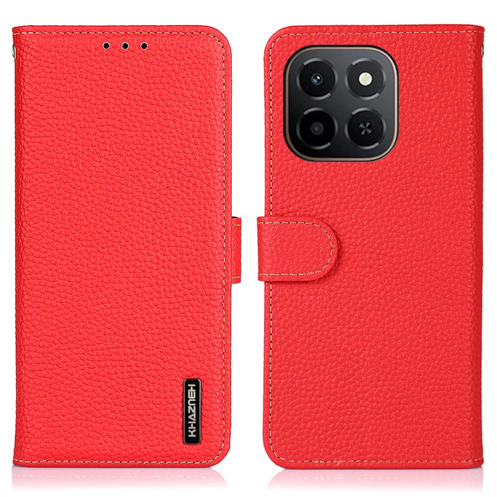KHAZNEH Чехол-книжка из натуральной коровьей кожи для Honor X6c 4G C