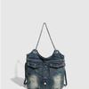 Südostasiatische Jeans-Tasche Retro Hot Girl Achselhöhle Schulter Y2k Umhängetasche Damen Große Kapazität