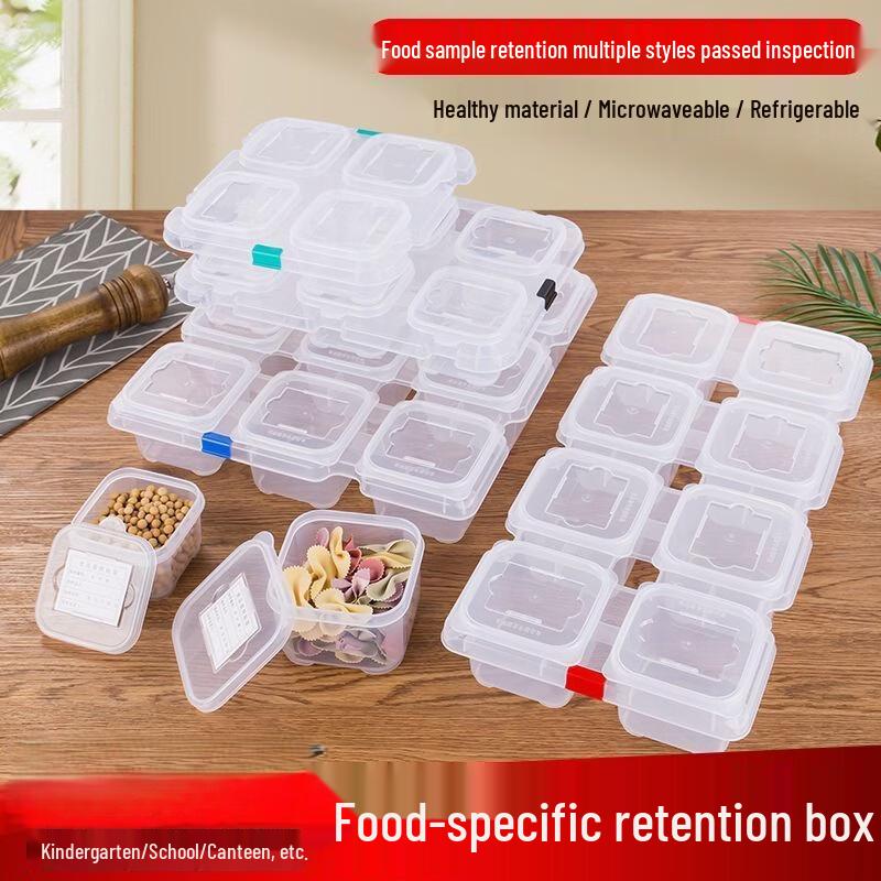 Plastic Food Sample Retention Box