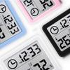 Multifunktions-Thermometer Hygrometer Automatische elektronische Temperatur-Feuchtigkeitsüberwachungsuhr 3,2 Zoll großer LCD-Bildschirm
