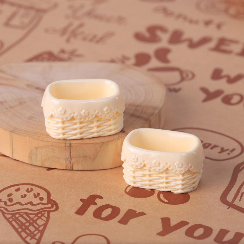 

Набор для изготовления мини-корзинки из смолы — включает в себя рамку для милых цветов, клей на основе молочного масла и игровые аксессуары для проектов ручной работы «сделай сам»