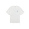 MLB Boston Red Sox Letter Logo Print Crew Neck Short Sleeve T-Shirt Unisex Tops White 3ATSU2033-43WHS