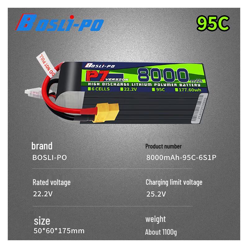 BOSLI-PO P7 High-Performance LiPo Drone Battery