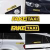 Fake Taxi Sticker Funny Car Window Stickers Creative and Personalized Creative Patterns Car Glass Decoration Accessories
