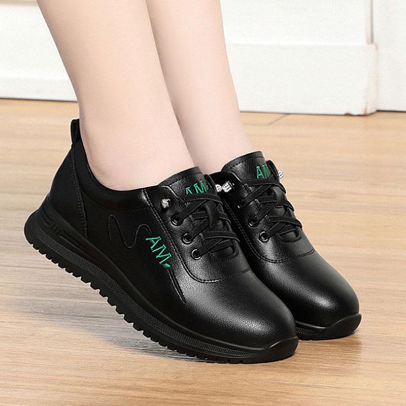 Fashion Mom Shoes Comfortable And Not Tiredsports White Shoes For Women In Spring And Autumn Travel Casual Shoes Soft Sole Shoes Women
