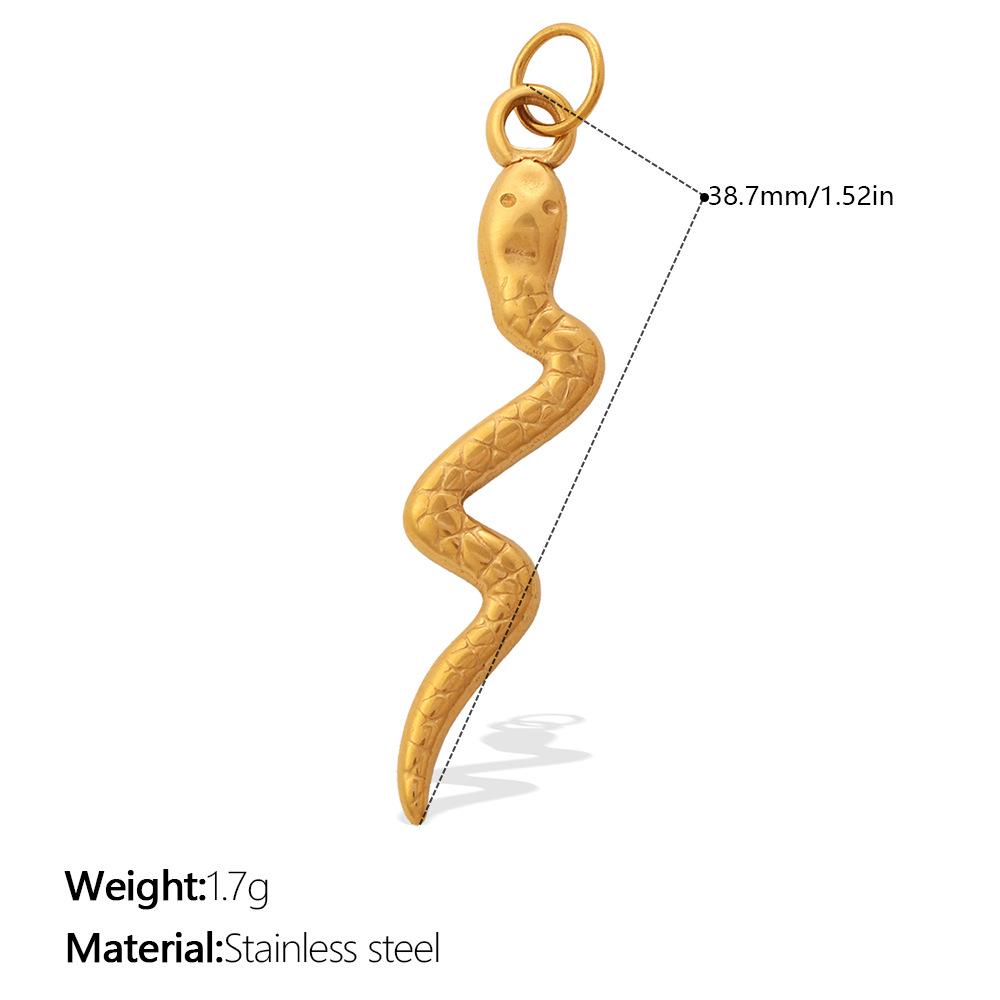 3D Animal Pendant Collection: Lion, Eagle, Deer, and Snake - Versatile Jewelry Accessory
