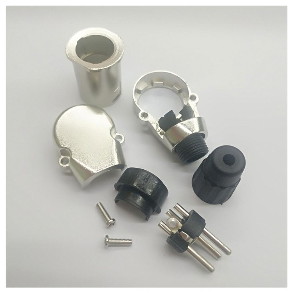 3 Pole Right Angle XLR Connector 90 Degree Male Female XLR Adapters 3 Pin Microphone Plug Audio Cable Connector