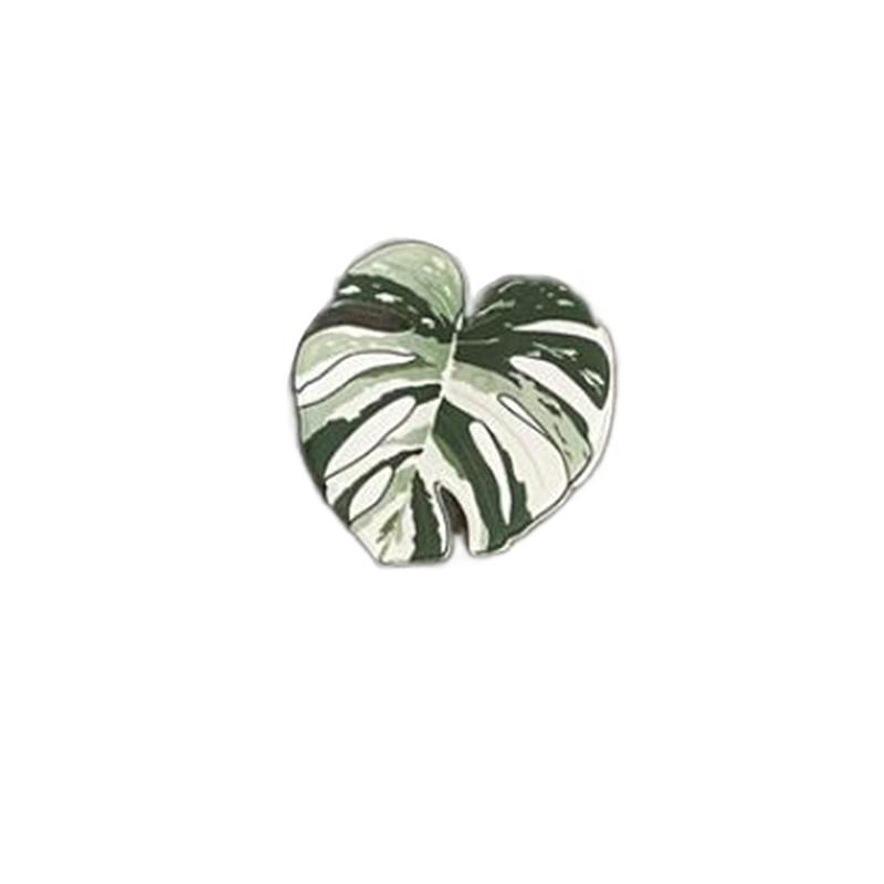 Cute Begonia Monstera Refrigerator Magnets, Kawaii Tropical Plants Refrigerator Magnets, Whiteboard Stickers
