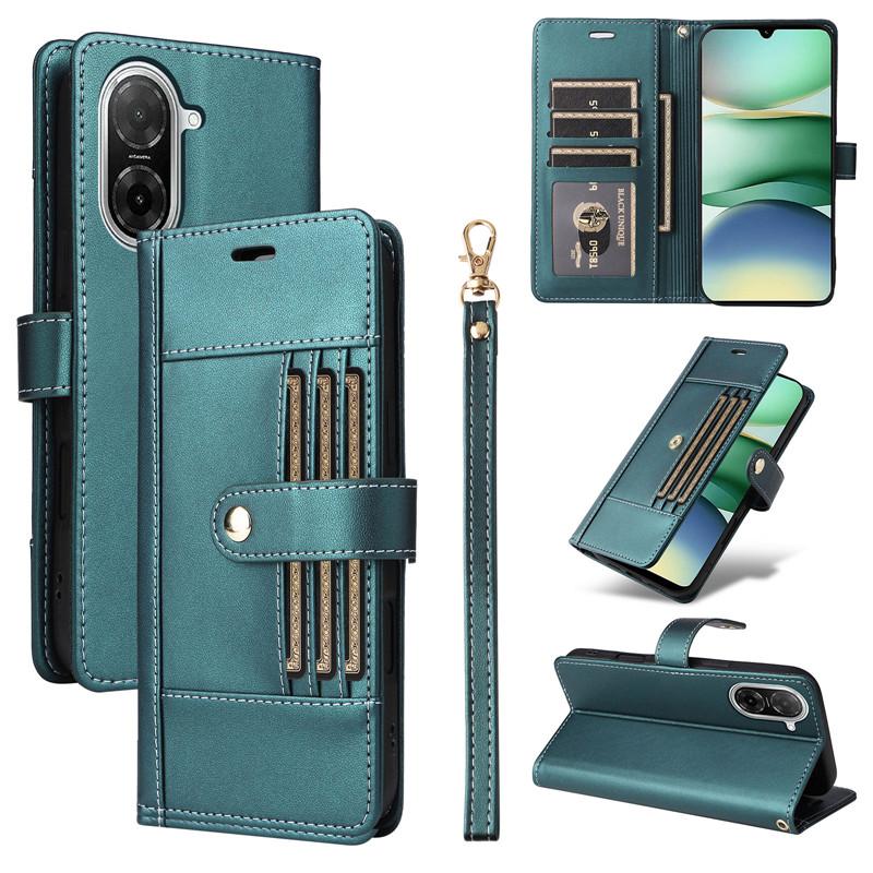 Klapphülle aus Leder für Xiaomi Poco C71 4G C65 M7 X7 F7 X6 M6 F6 X5 Pro X3 NFC M5s C55 5G Klapphülle Handyhüllen Coque