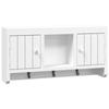 350631 vidaXL Armoire à clés Blanc 40x8,5x20 cm Bois d'ingénierie et acier