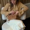 Casual Knit Solid Women Cardigan Fashion Flare Long Sleeve Single Breasted O-neck Female Sweater Autumn Lady Knitwear New