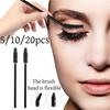 5-20pcs Eyelash Brushes Mascara Wands Applicator Spoolers Portable Eyebrow Grooming Brush Makeup Tool Eye Lashes Cosmetic Brush