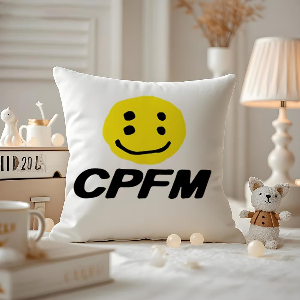 Luxury Smile C-Cpfm Cushion Cover Anti-dustmite Pillowcase Invisible Zipper Silky Short Plush Sofa Cushion Cover
