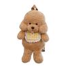 Teddy Bear Plush Backpack for Kids Cute Puppy Toy & Snack Bag Soft Girls Shoulders Bag Preschooler Schoolbags for Daycare Picnics