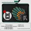 Green Forest 12-Piece Phillips & Slotted Screwdriver Set CN Plug (adapter Included)