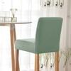 Dustproof Elastic Chair Cover Solid Seat Covers For Bar Stool Chairs Slipcover Home Hotel Banquet Dining Chair Decoration