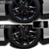 6/4PCS Reflective Car Wheel Decal Sticker Pressure Adhesive Auto Red Accessories Car Stickers Wheel Hub Decals