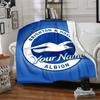 1pc Brighton & Hove Albion F.C. Blanket with Custom Name, Gift, for Men and Women, Soft Blanket, Good for Sofa Bed Couch Travel, Lightweight Flannel B