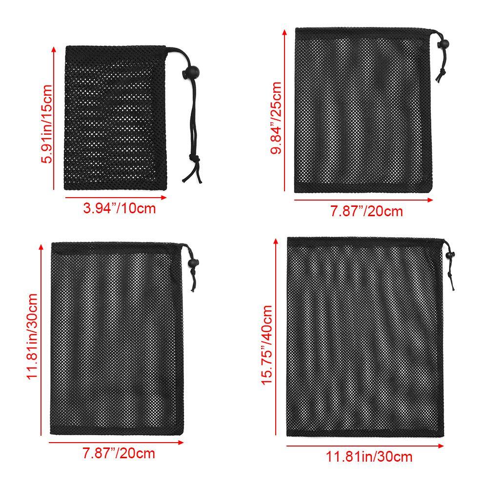 Durable Nylon Mesh Drawstring Bag Multi Purpose Outdoor Travel Stuff Sack Storage Bag Camping Bottle Pot Pan Carrier Pouch