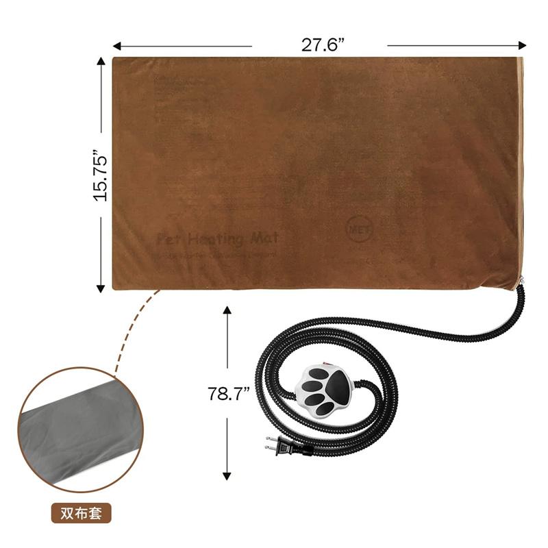 Pet Heating Mat Dog Cat Electric Blanket Cat Kennel Constant Temperature Heating Waterproof Anti-Bite Pet Heating Pad