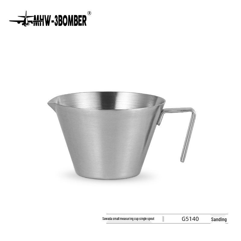 

Bomber Stainless Steel 100ml Espresso Measuring Cup with Spout