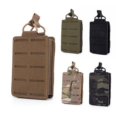 Magazine Pouch Holster for M4 Rifle 5.56 Mag Bag Oxford Cloth Pullable Mag Sleeve Multi-functional Molle Accessory Bag