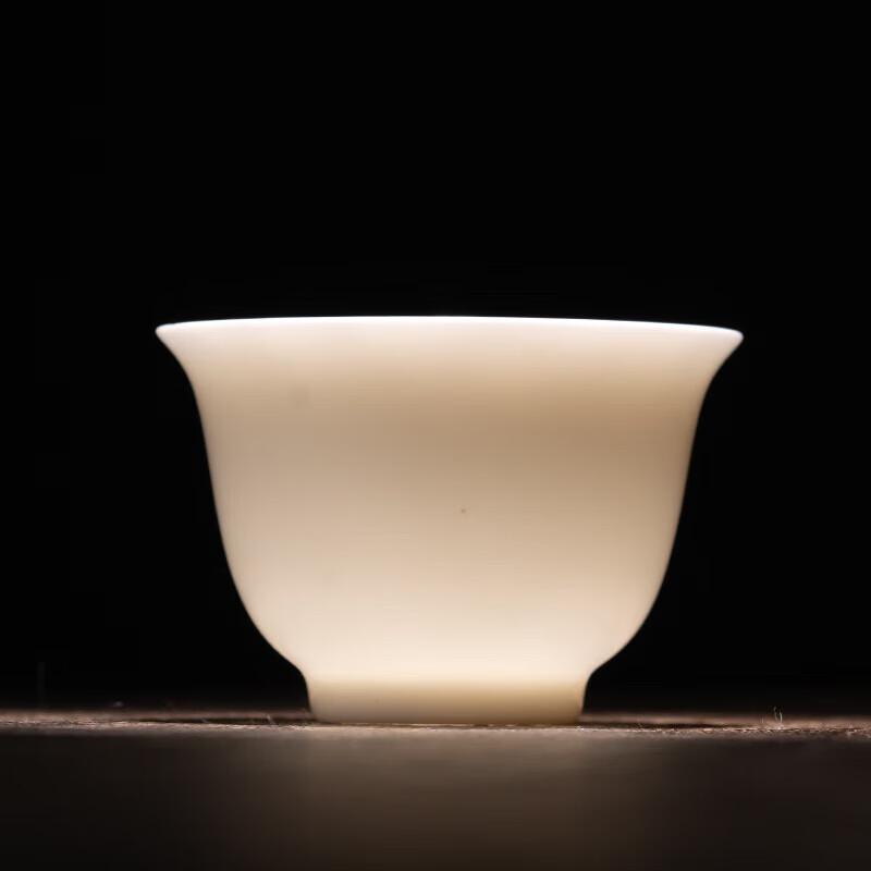 White Jade Porcelain Tea Cup Set