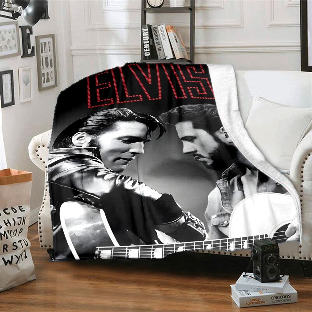 Elvis Presley Blanket Soft Warm Cozy Suitable For Office Bed Office Chair For All Occasions Stylish Decor Gift For Travel Home Birthdays