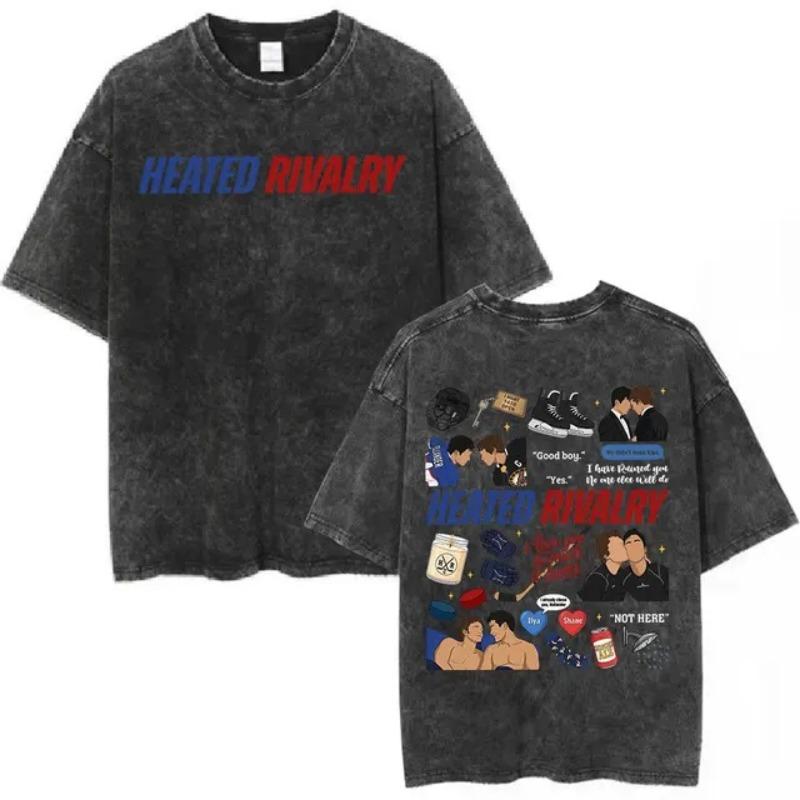 European Size Washed Short Sleeve Heated Rivalry Shane Hollander Ilya Rozano
