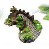 Aquarium Ornament Bridge Resin Rockery Fake Rock Bridges Pavilion Tree Landscape Fish Tank Decoration