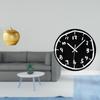 Resin Fruit Sculpture And Acrylic Minimalist Clock Art Ornament for Modern Tabletop Bookshelf Dining