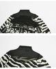 2024 Autumn Women's Slimming Mesh Print Long Sleeve Shirt