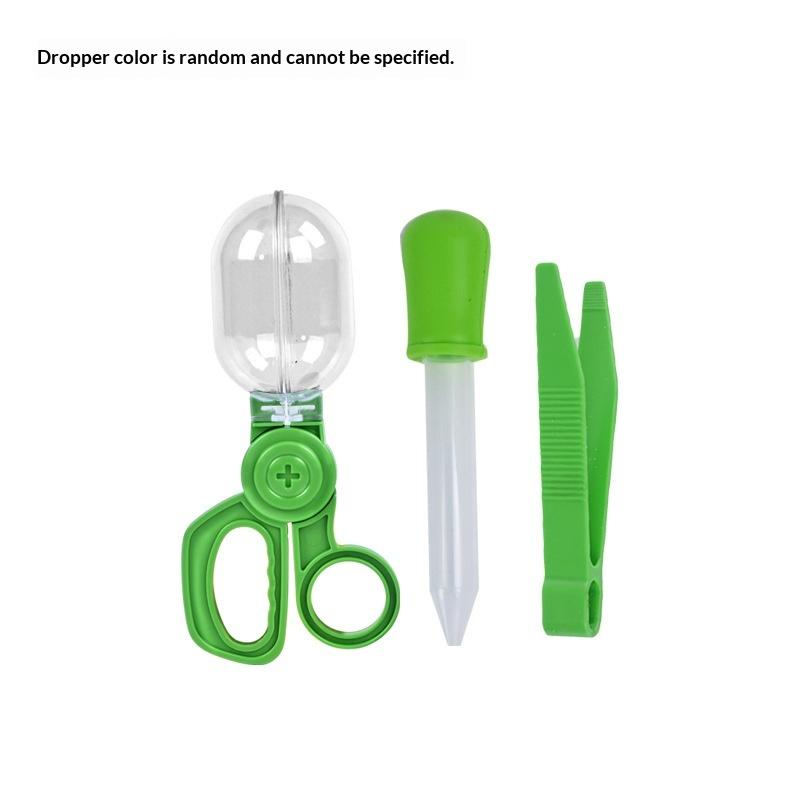 

3/4Pcs Insect Butterfly Trap Insect Clip Tweezers Insect Net Fishing Toy Children S Outdoor Natural Exploration Insect Scissors A6