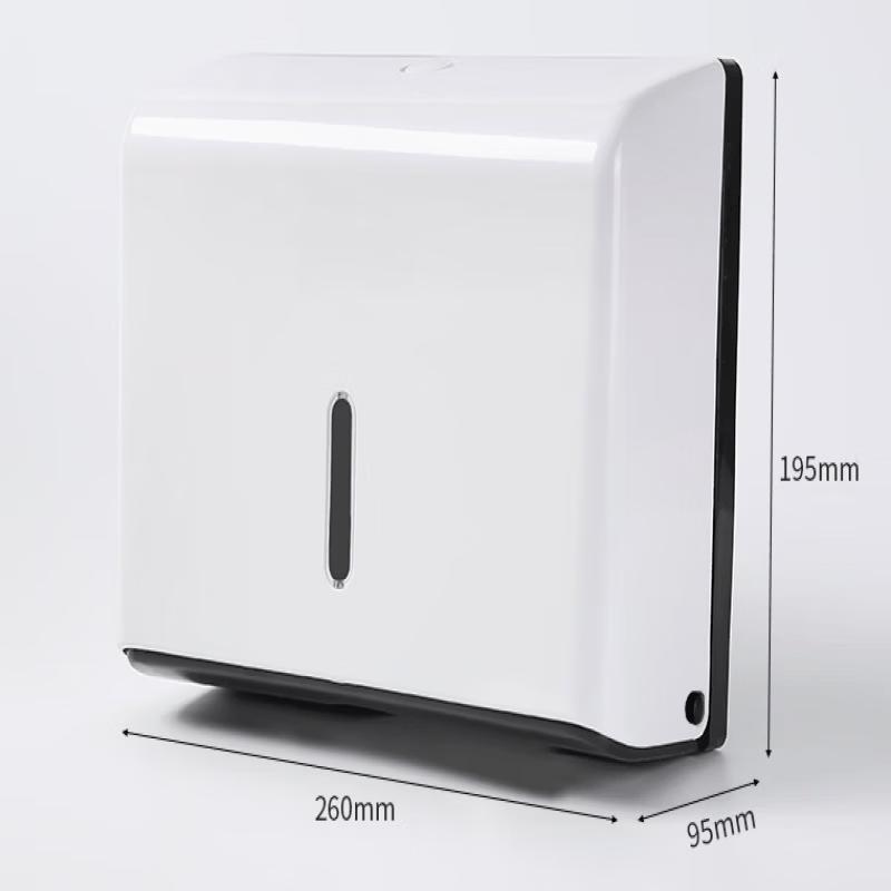 MDNG Wall-Mounted Bathroom Tissue Box with Shelf