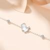 Cute Dreamy Unicorn Clavicle Necklace Sweet White Mother Of Pearl Jewelry For Women