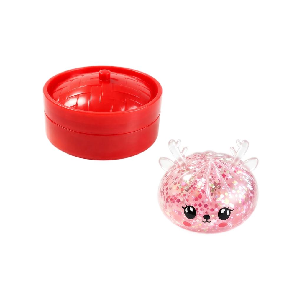 Christmas Large Bun with Popping, Toy for Holiday Fun