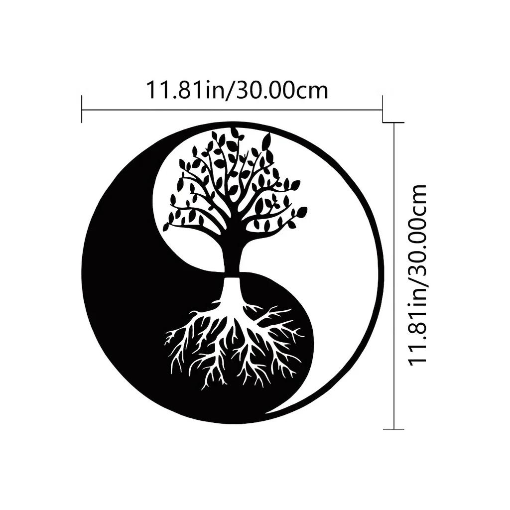 

1 шт. Красивое металлическое дерево настенное искусство декор - современное наслаждение для спальни, потрясающая наклейка фреска и металлическое настенное украшение светло-серый