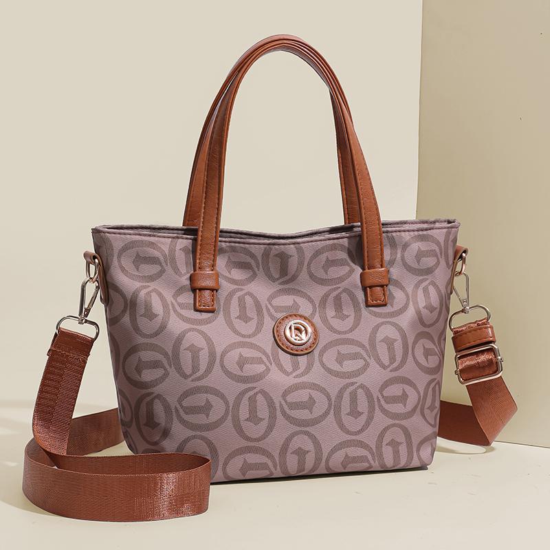 Commuter Retro Large Capacity Tote Bag Print Women's Crossbody Handbag
