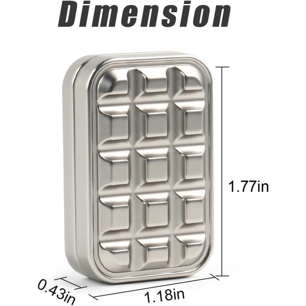 Jouet magnétique anti-stress en métal, anti-anxiété et anti-TDAH, idéal comme cadeau.
