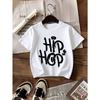 Europäische Größen Jungen T-Shirt Druck Design Kunst, Ideal für Outdoor-Aktivitäten, Weiches Gestricktes Oberteil, Bequem Und Atmungsaktiv, Geeignet für den Sommer